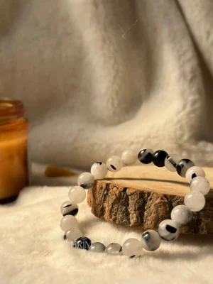 Black Rutile Quartz Bracelet