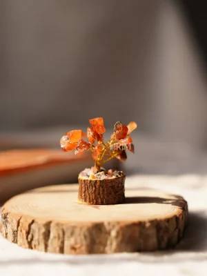 EmberBloom – Carnelian Crystal Tree – view 2